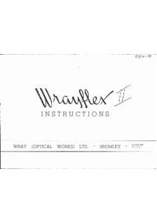 Wray Wrayflex 2 manual. Camera Instructions.